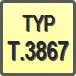 Piktogram - Typ: T.3867